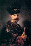 REMBRANDT Harmenszoon van Rijn Polish nobleman. Spain oil painting artist
